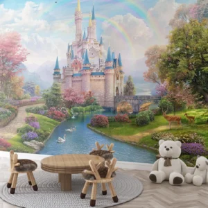 Büyülü Prenses Şatosu Duvar Kağıdı - Görsel 3
