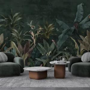 Muranova Koyu Botanik – Orman Desenli Duvar Kağıdı - Görsel 4